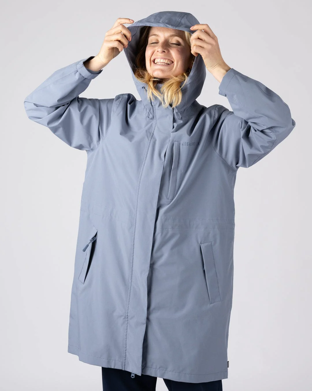 North West Womens Waterproof Jacket in Blue - Image 9