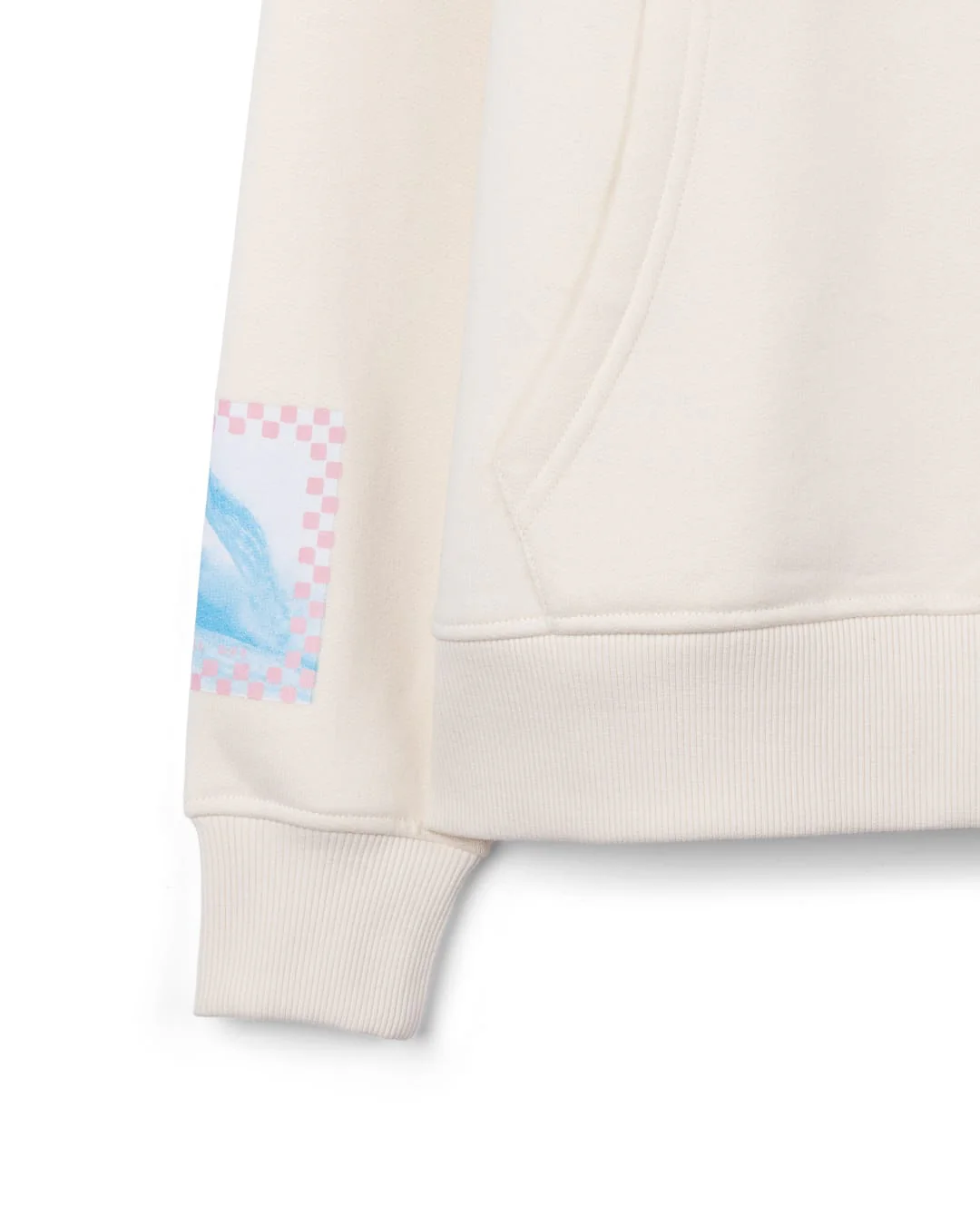 Offshore Kids Oversized Pop Hoodie in Cream - Image 4
