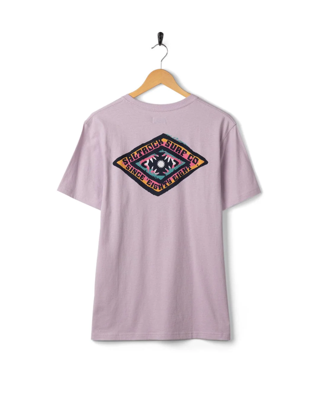 Offshore Mens Short Sleeve T-Shirt in Purple - Image 7