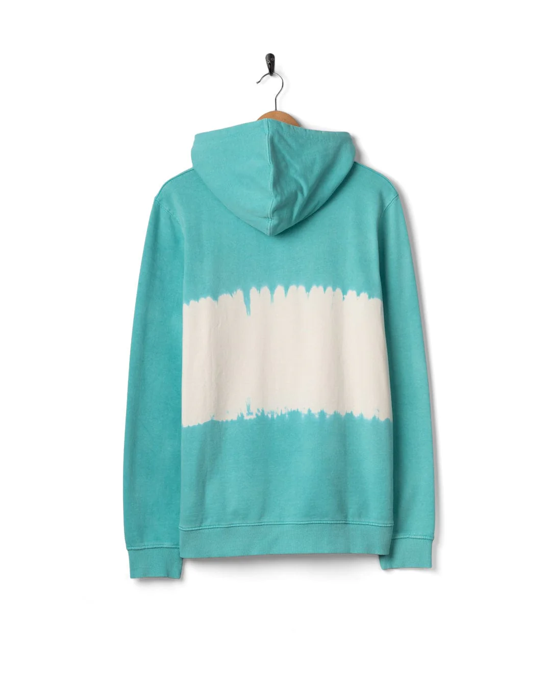 Offshore Tie Dye Mens Pop Hoodie in Blue - Image 7
