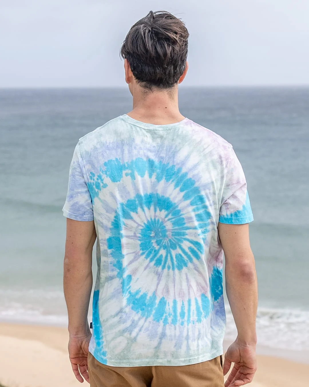 Origin Flame Mens LTD Short Sleeve T-Shirt in Cream - Image 3