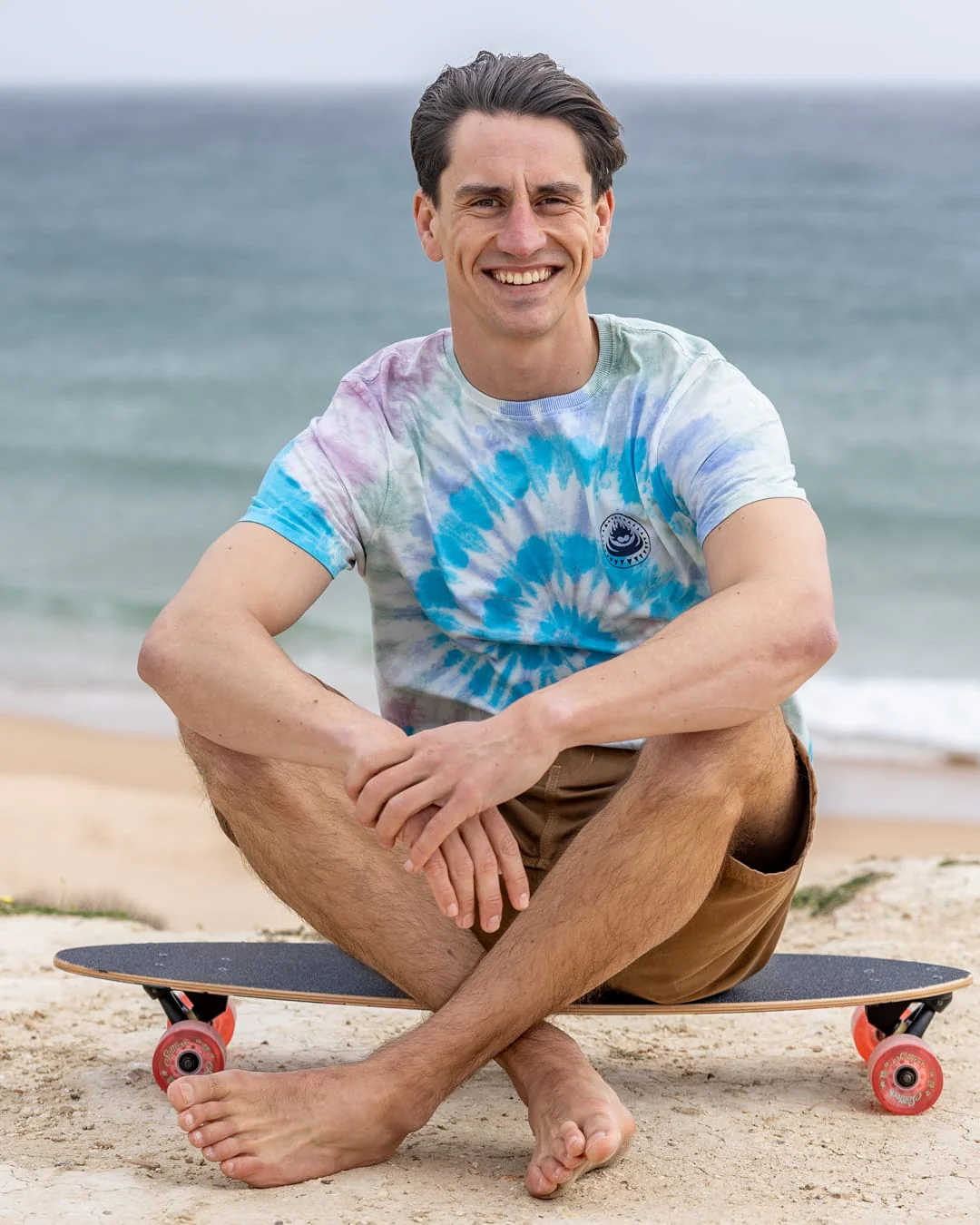 Origin Flame Mens LTD Short Sleeve T-Shirt in Cream - Image 4