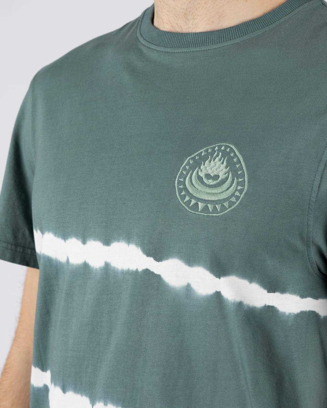 Origin Flame Mens Td Short Sleeve T-Shirt in Light Green - Image 8