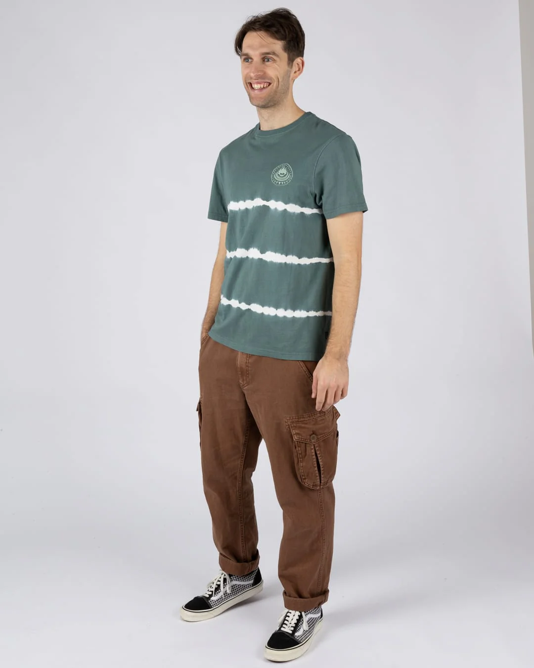 Origin Flame Mens Td Short Sleeve T-Shirt in Light Green - Image 9