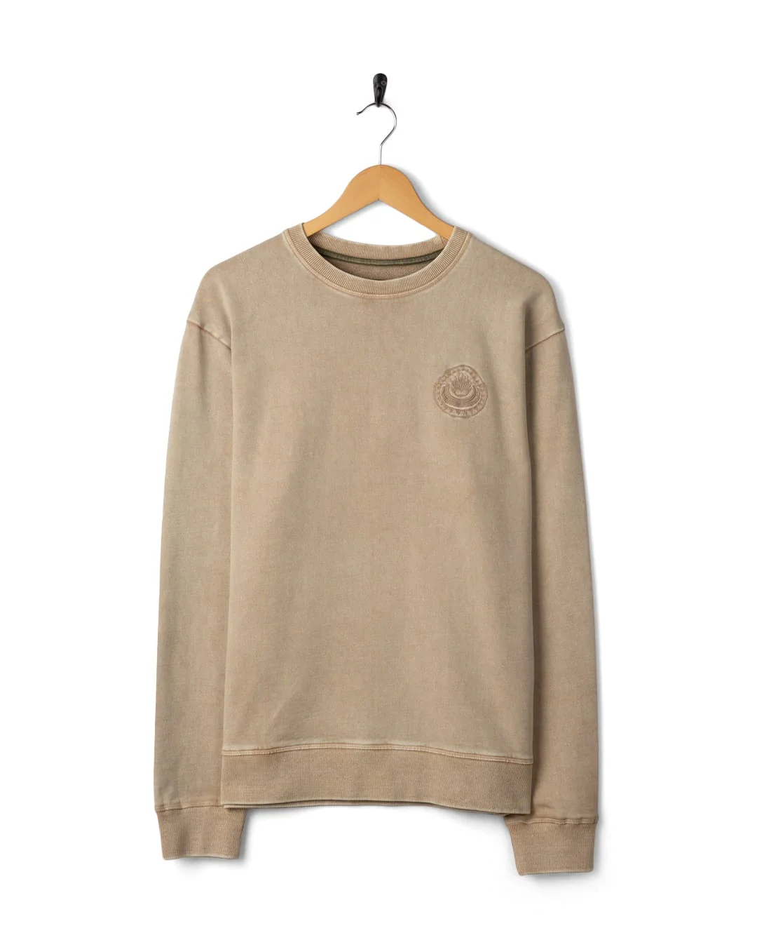Origin Gecko Mens Sweatshirt in Beige