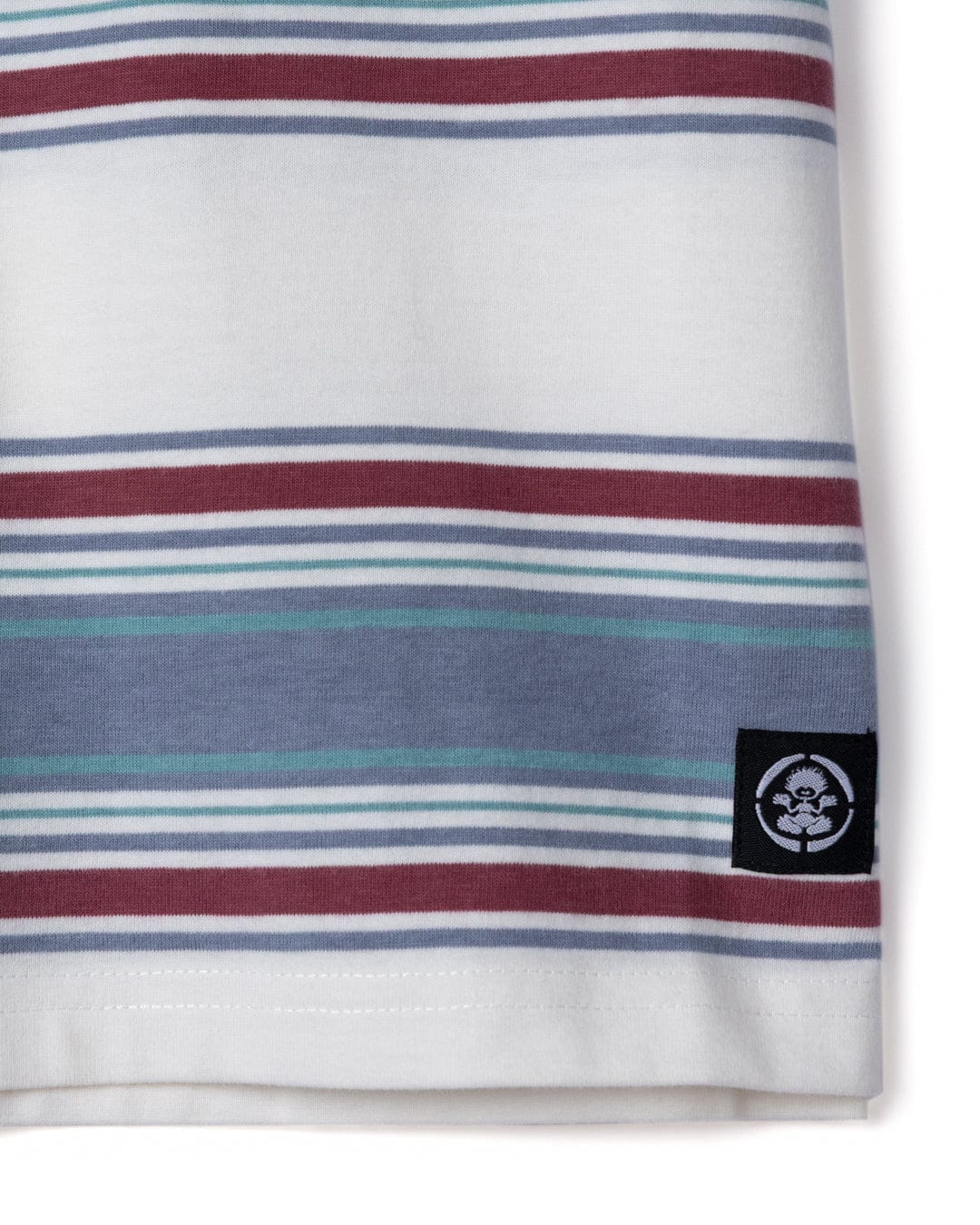 Origin Tok Stripe Kids Short Sleeve T-Shirt in Cream - Image 3