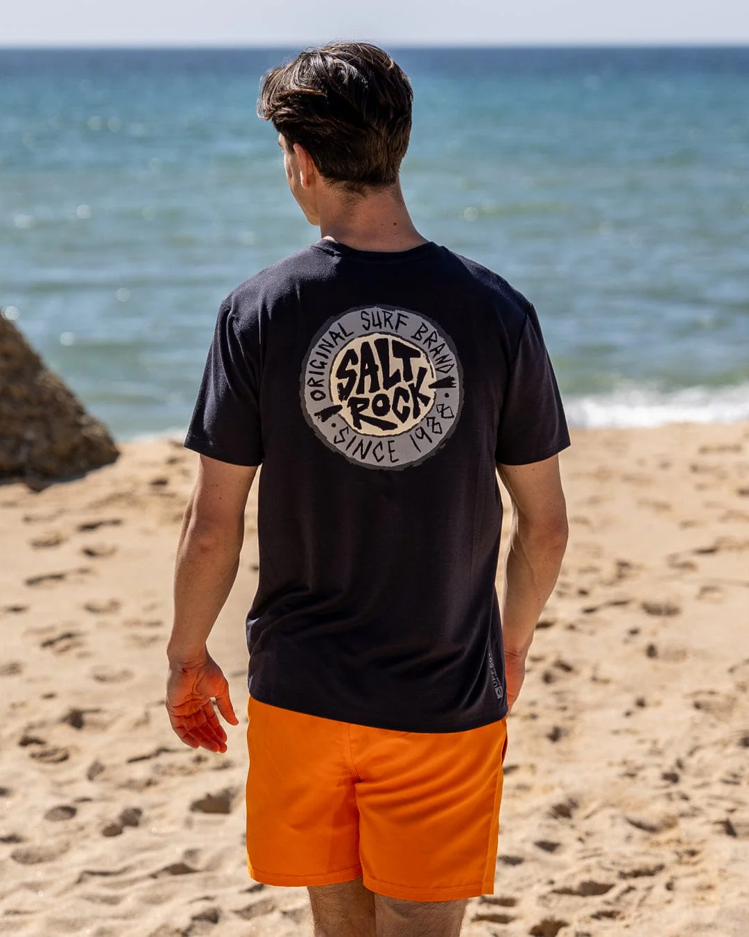 Original SR Hybrid Mens Short Sleeve T-Shirt in Black - Image 4