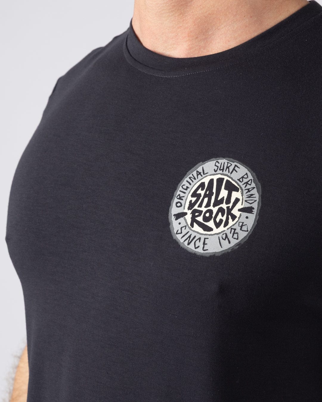 Original SR Hybrid Mens Short Sleeve T-Shirt in Black - Image 8