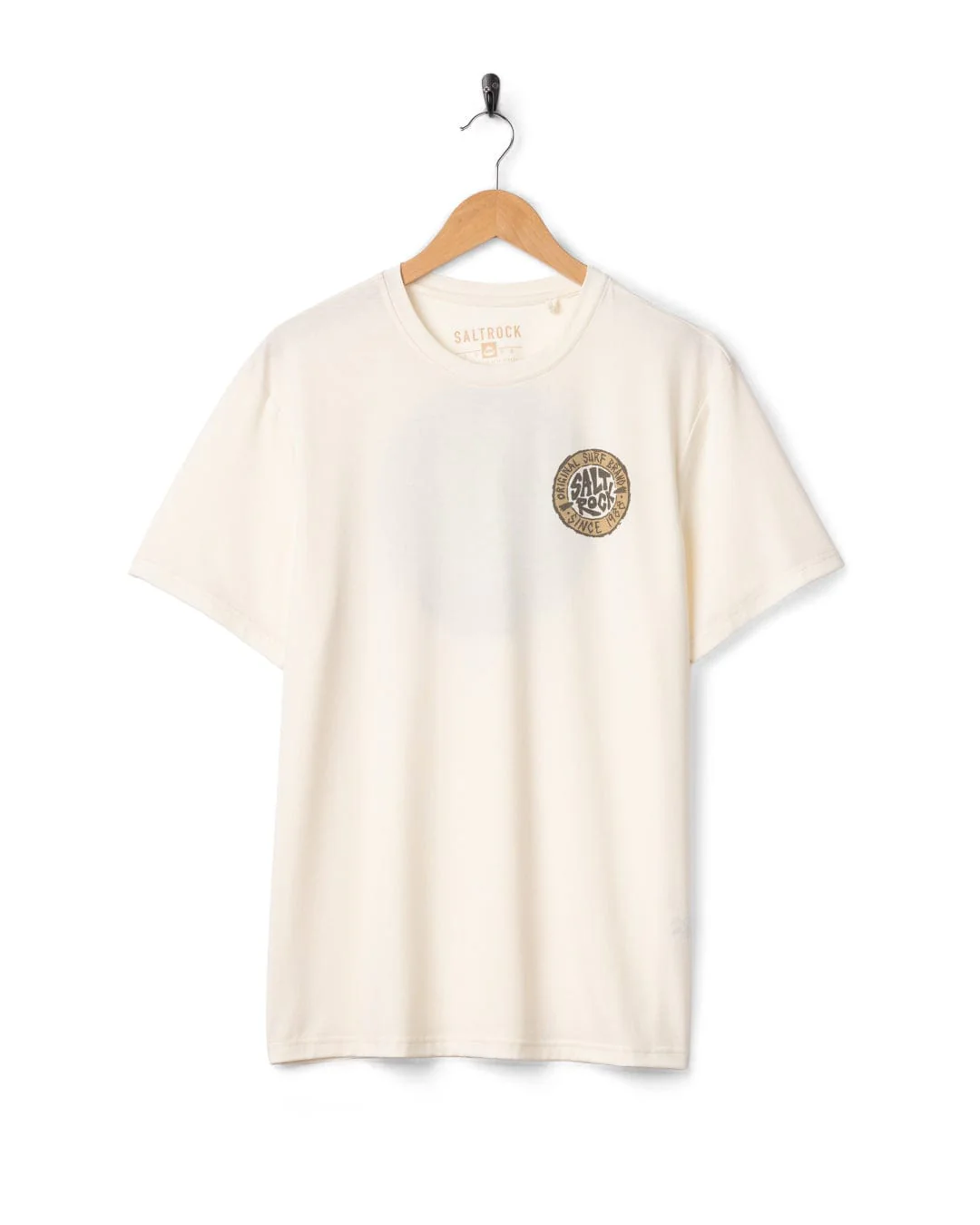 Original SR Hybrid Mens Short Sleeve T-Shirt in Cream - Image 11