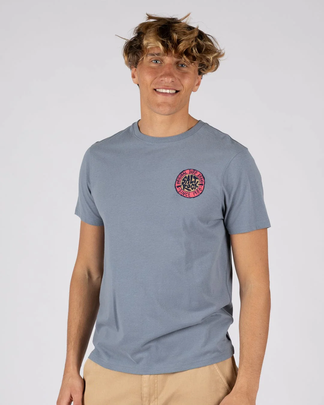 Original SR Mens Short Sleeve T-Shirt in Blue - Image 3