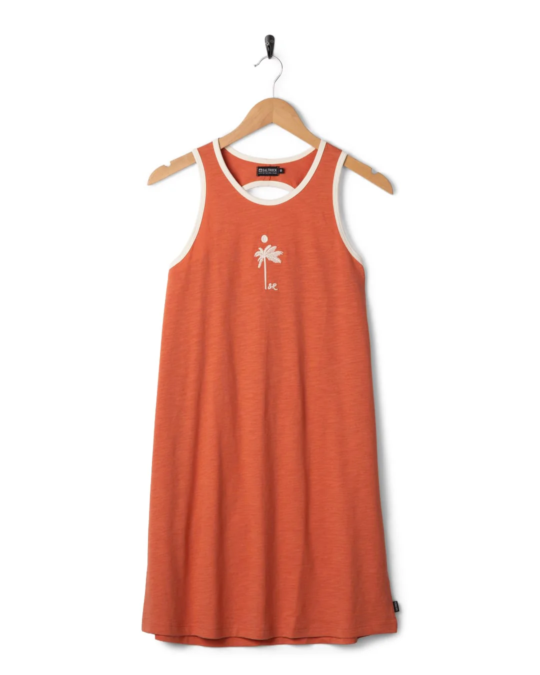 Otis Womens Mini Dress in Light Orange - Image 7