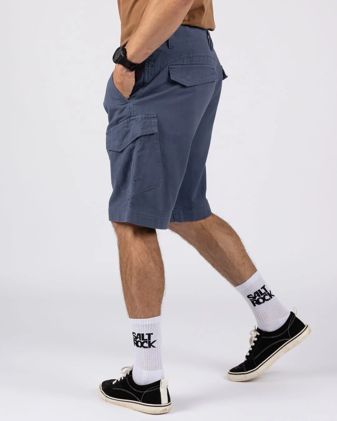 Peran Mens Cargo Short in Blue - Image 4
