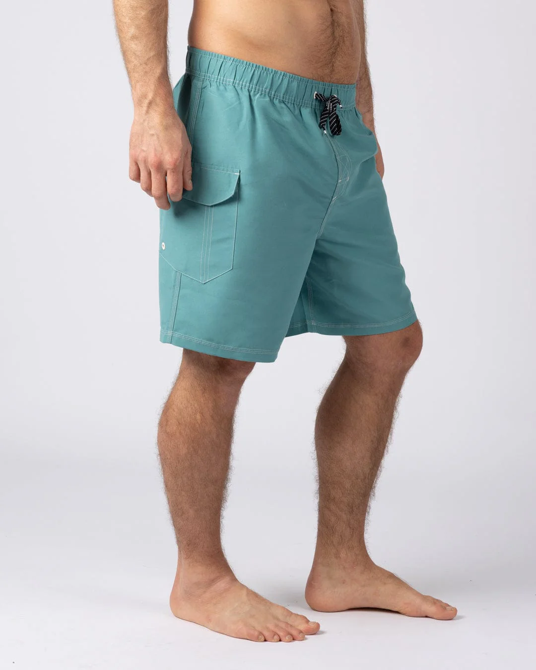 Pipeline 19 Mens Swimshort in Teal - Image 2