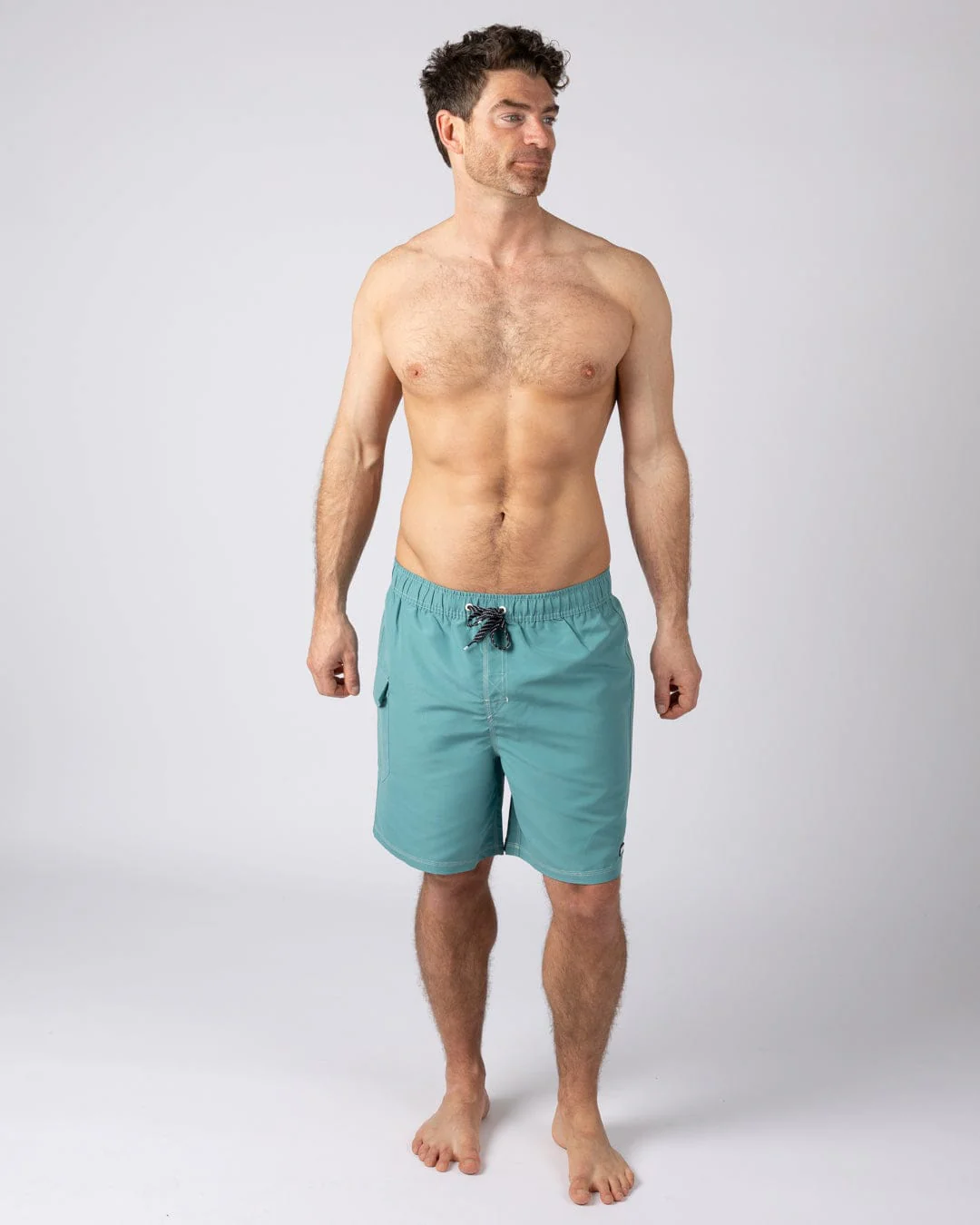 Pipeline 19 Mens Swimshort in Teal - Image 8