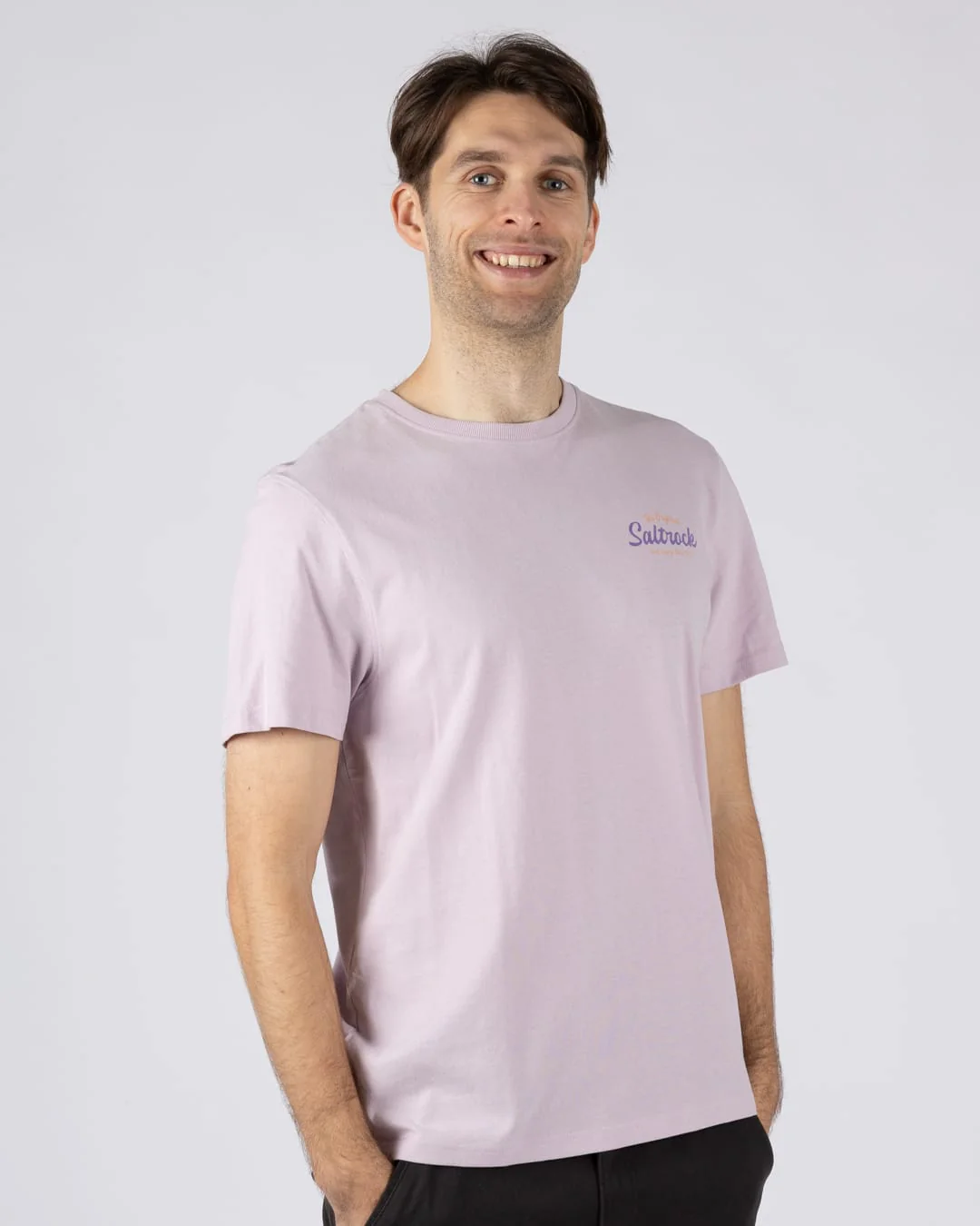 Postcard Mens Short Sleeve T-Shirt in Purple - Image 10