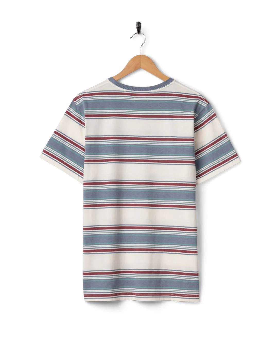 Race Heritage Mens Short Sleeve T-Shirt in Cream - Image 9