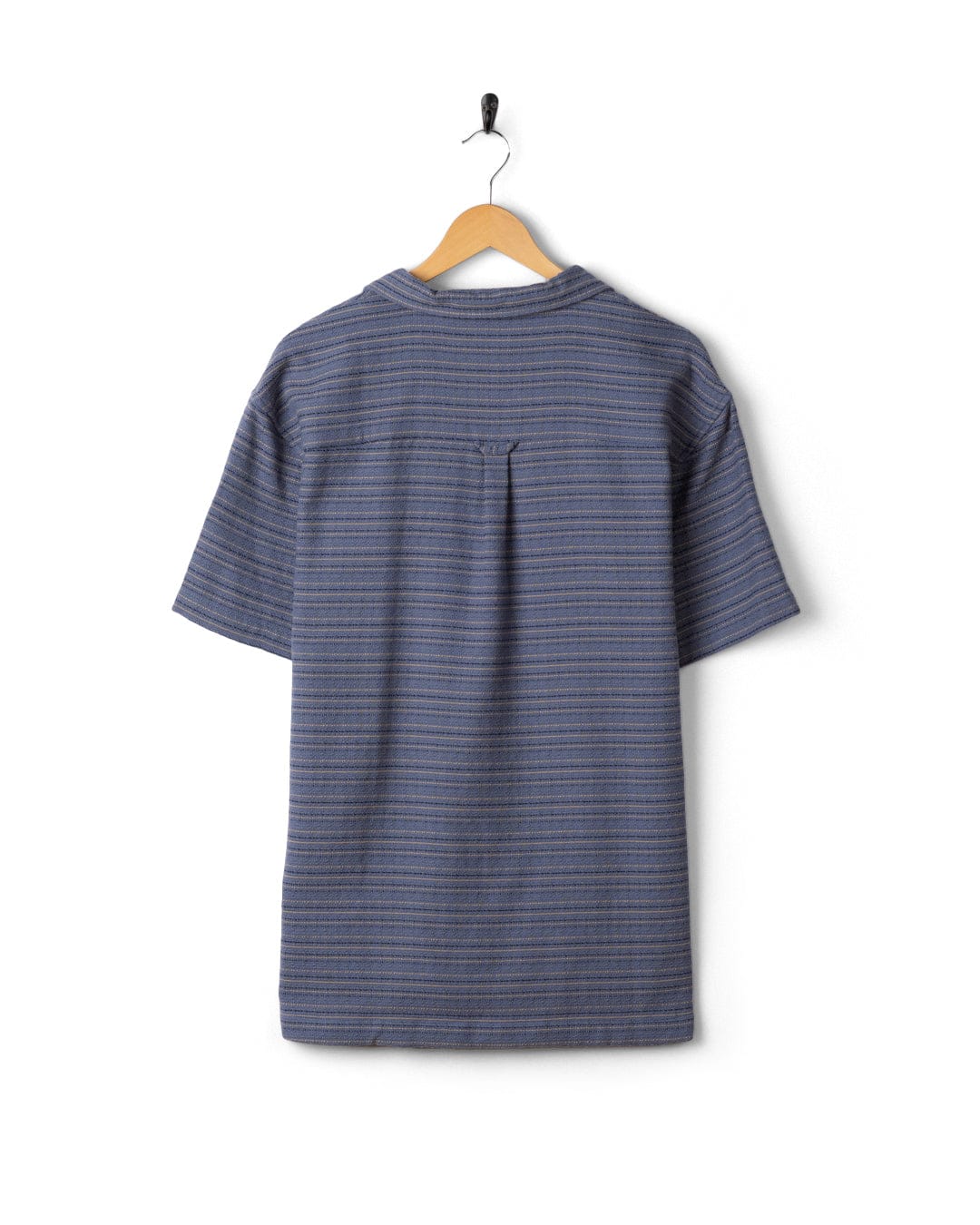 Resort Shirt Mens Short Sleeve Shirt in Blue - Image 7