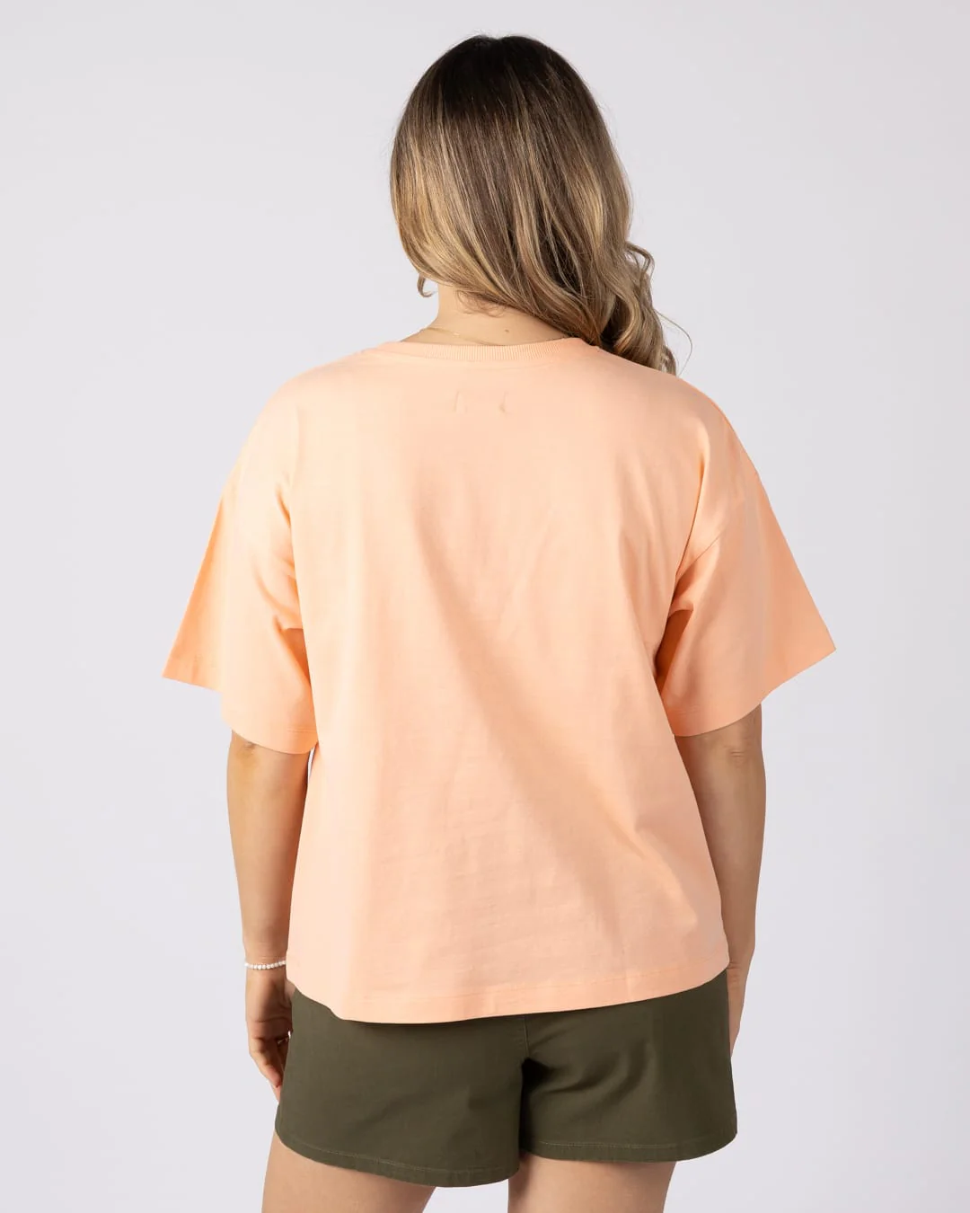 Run Free Womens Short Sleeve Tee in Light Pink - Image 2