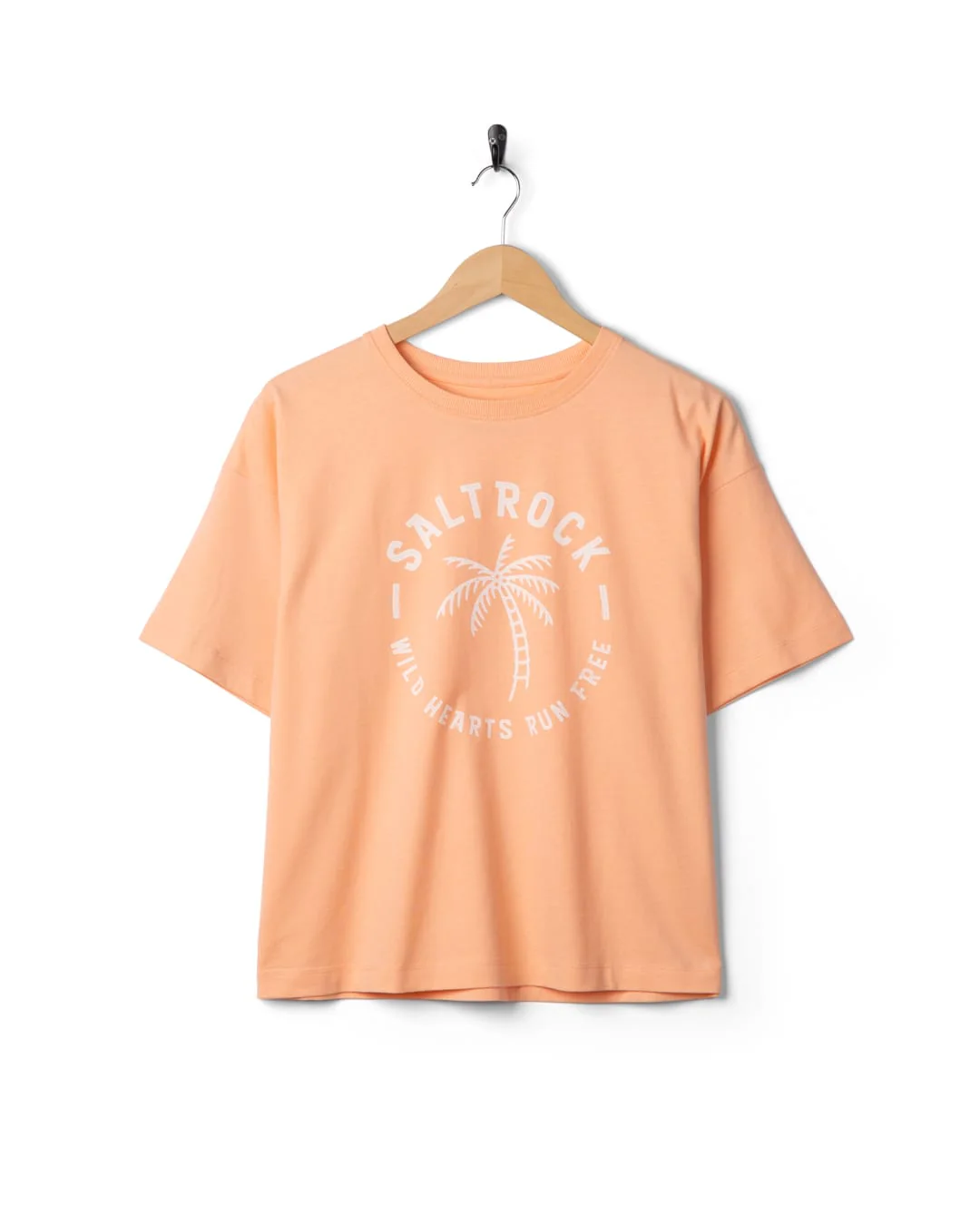 Run Free Womens Short Sleeve Tee in Light Pink - Image 5