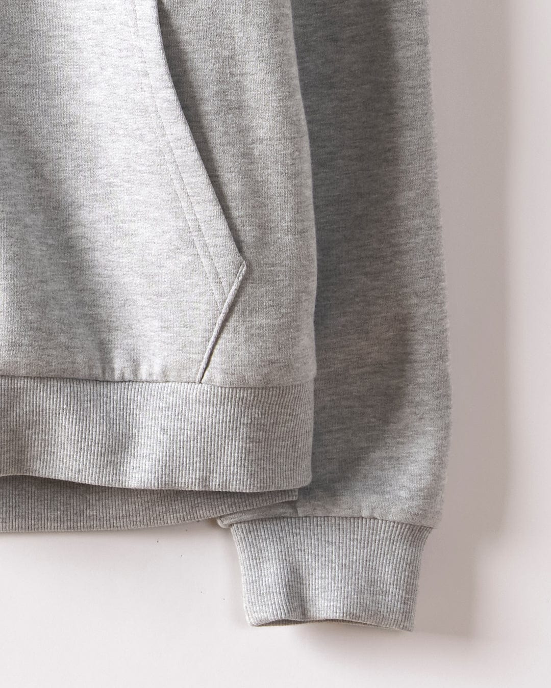 Essential Mens Fur Lined Zip Hoodie in Grey - Image 5
