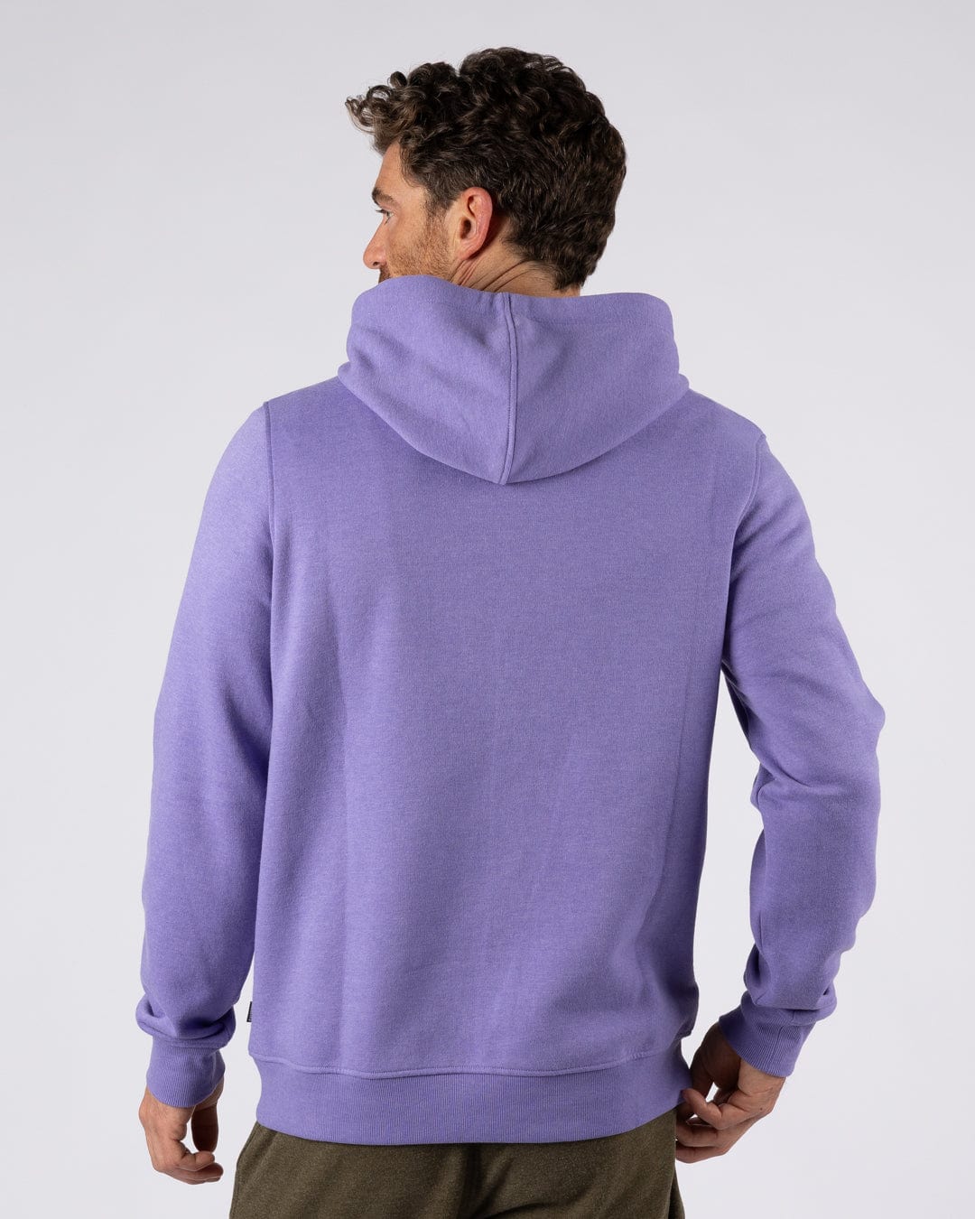 Essential Mens Pop Hoodie in Purple - Image 5
