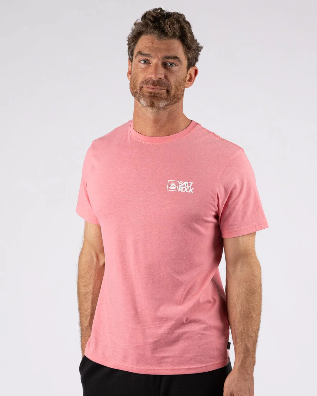Essential Mens Short Sleeve T-Shirt in Pink