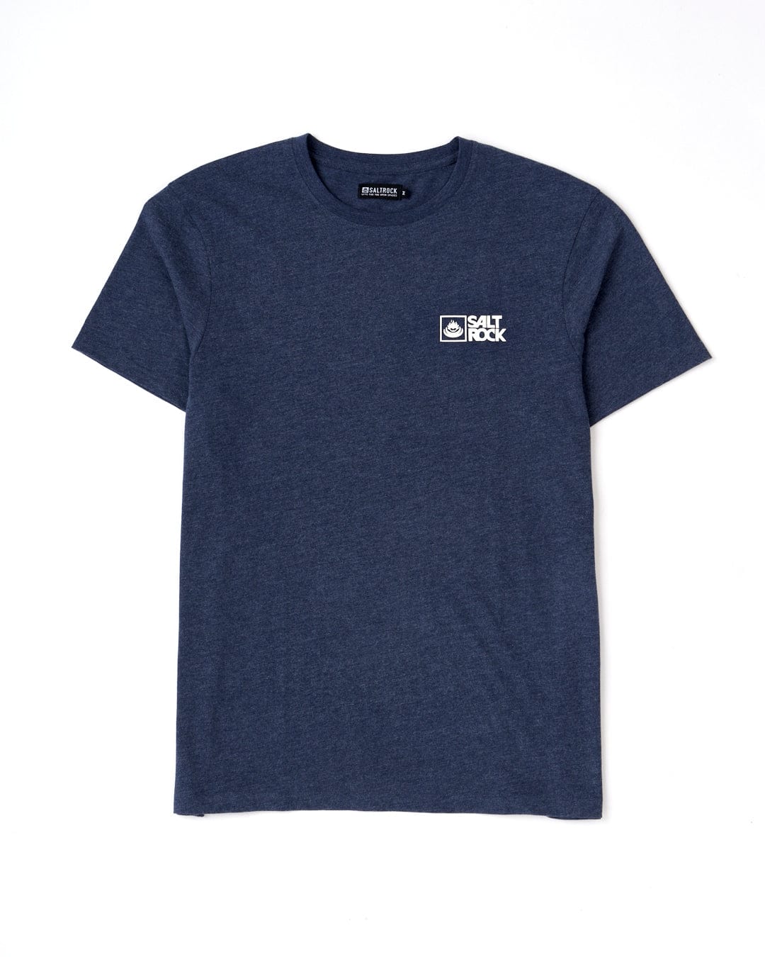 Essential Mens Short Sleeve T-Shirt in Blue Marl - Image 5