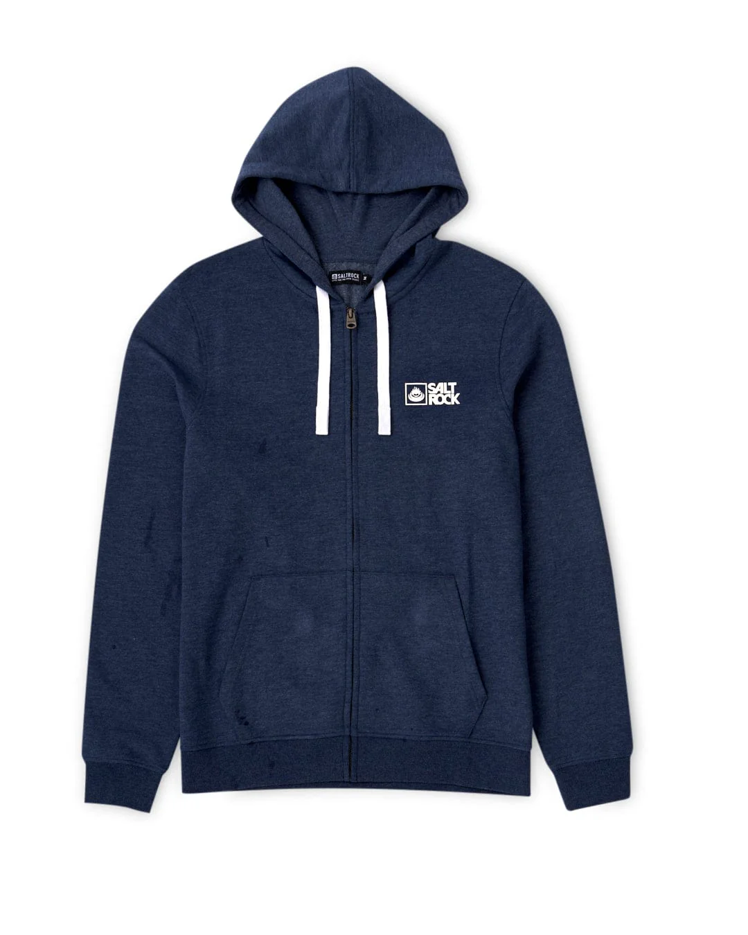Essential Mens Zip Hood in Blue Marl - Image 7