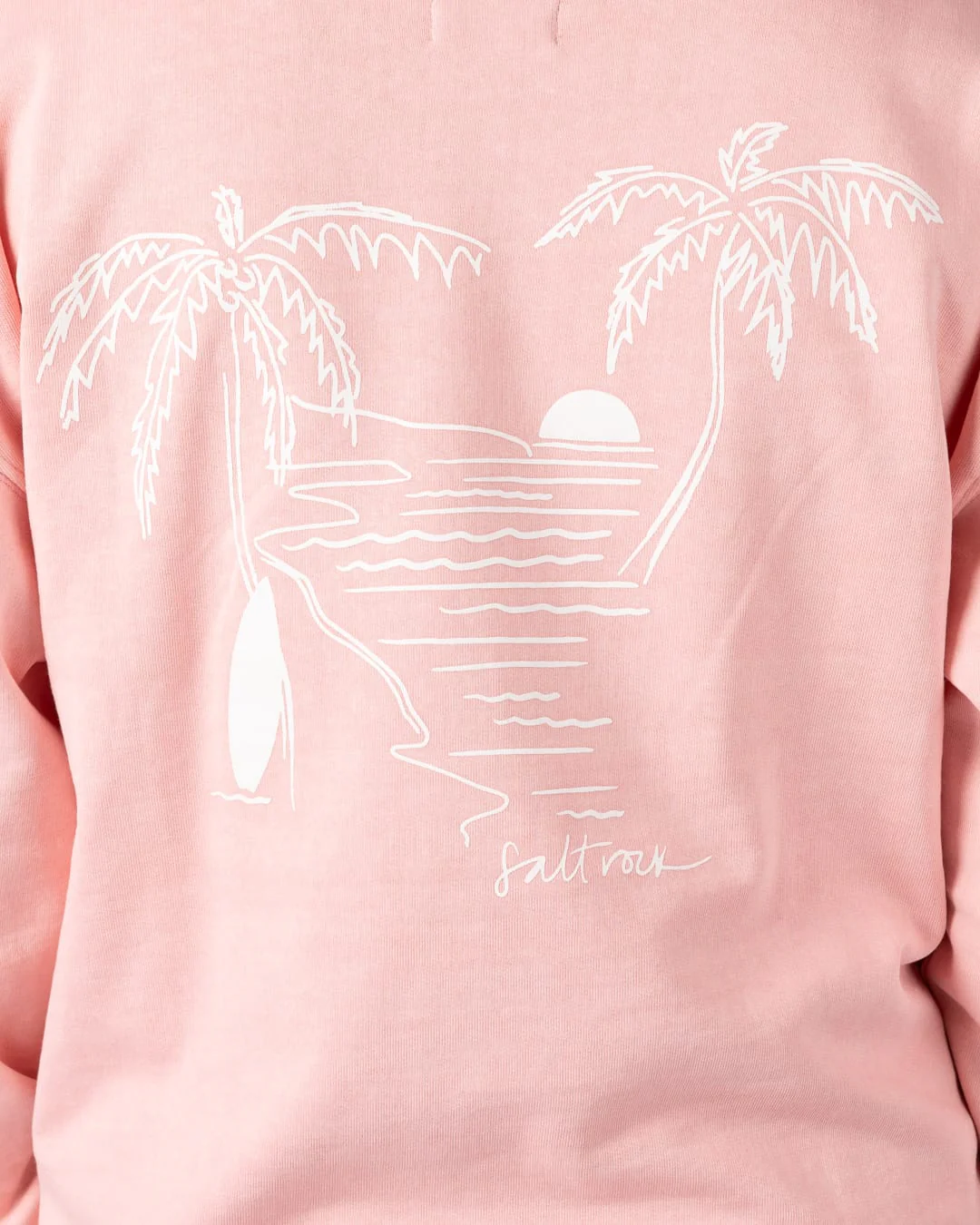 Saltwater Womens Sweatshirt in Pink - Image 3
