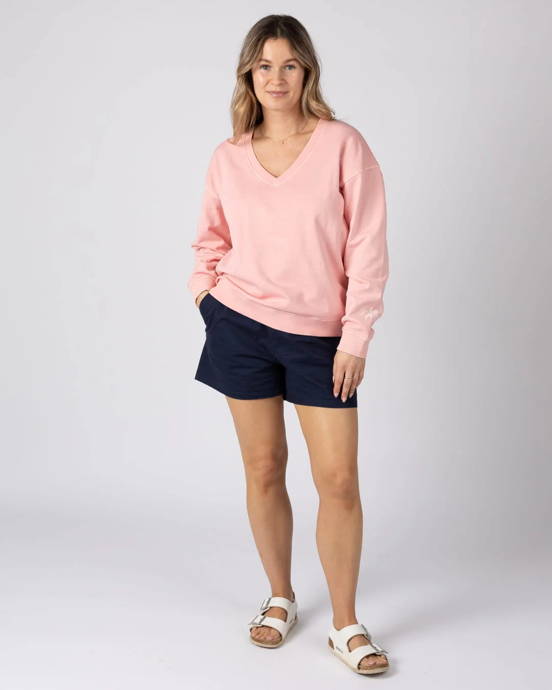 Saltwater Womens Sweatshirt in Pink - Image 6