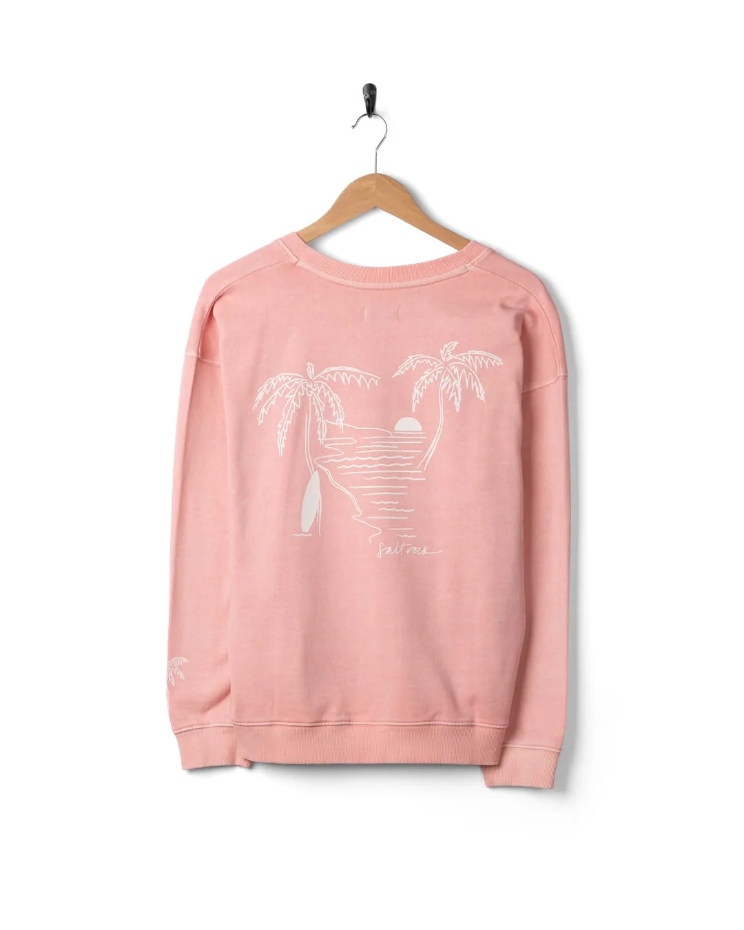Saltwater Womens Sweatshirt in Pink - Image 7