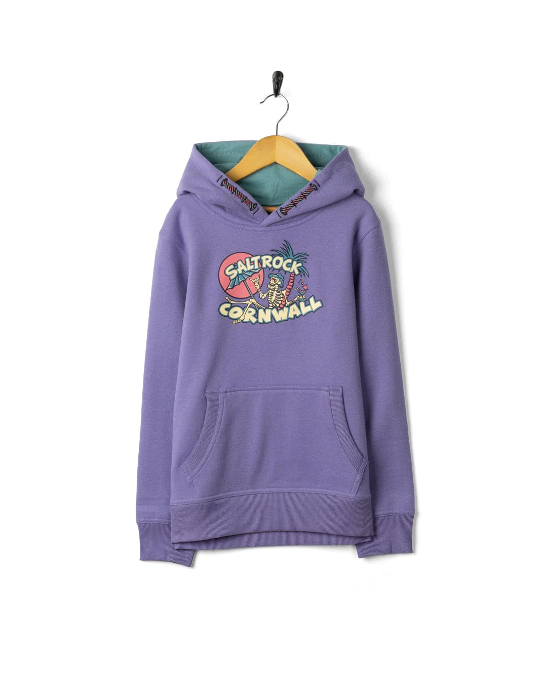 Sip “N” Dip Devon  Kids Pop Hoodie Cornwall in Purple - Image 2