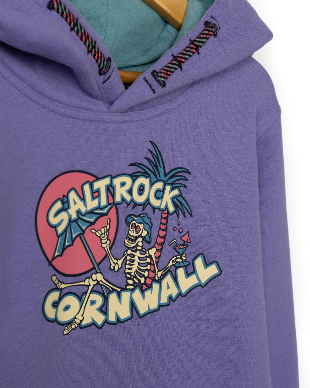 Sip “N” Dip Devon  Kids Pop Hoodie Cornwall in Purple - Image 4