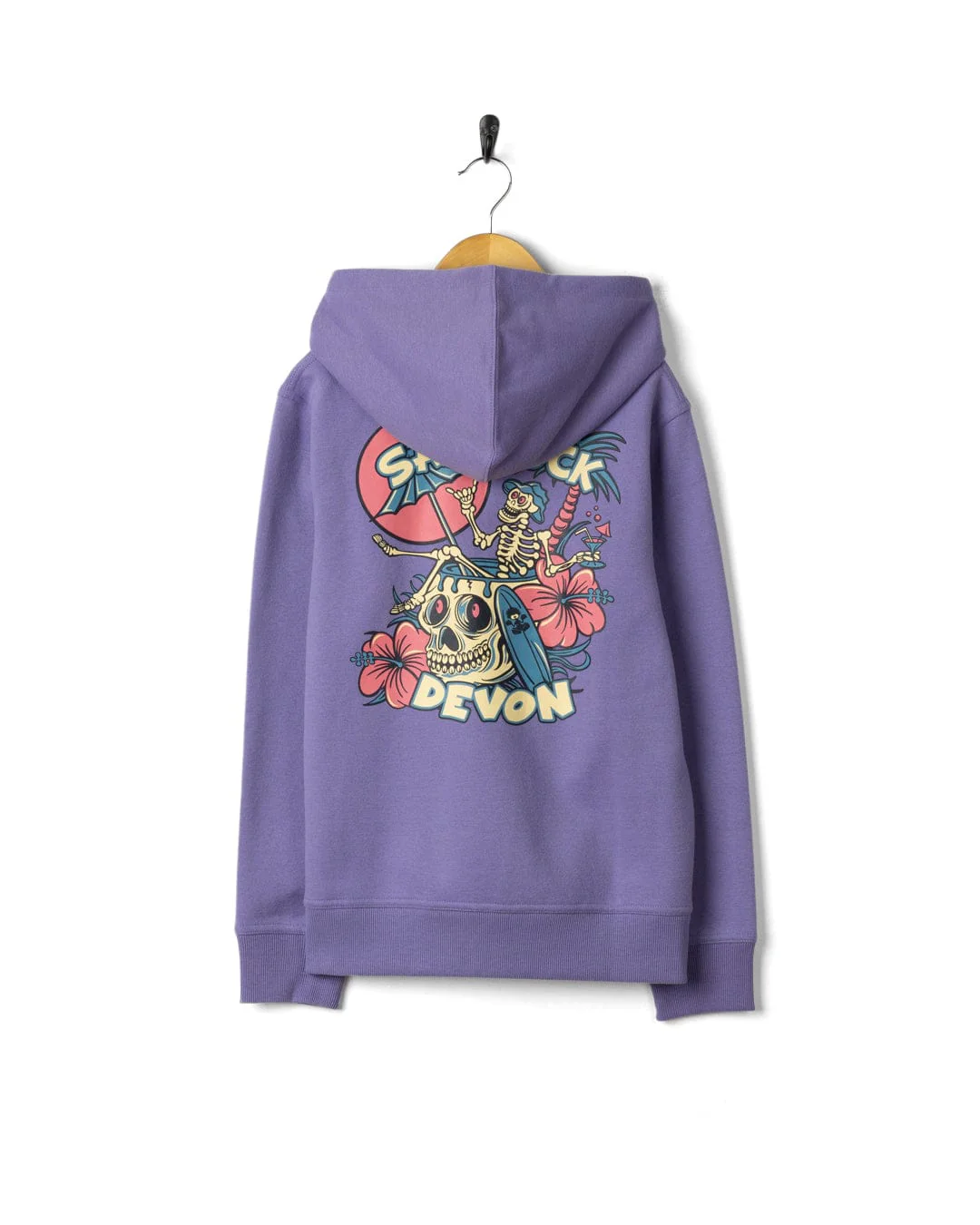 Sip “N” Dip Devon  Kids Pop Hoodie Devon in Purple