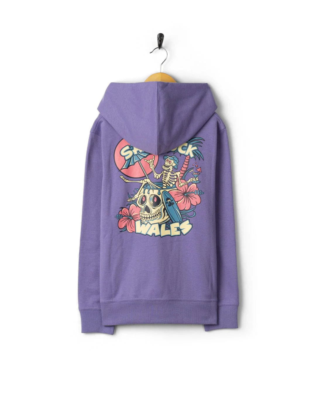 Sip “N” Dip Devon  Kids Pop Hoodie Wales in Purple