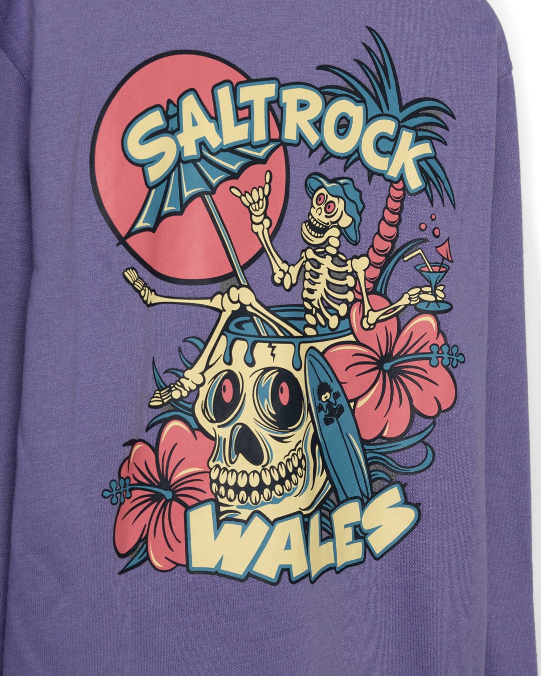 Sip “N” Dip Devon  Kids Pop Hoodie Wales in Purple - Image 2