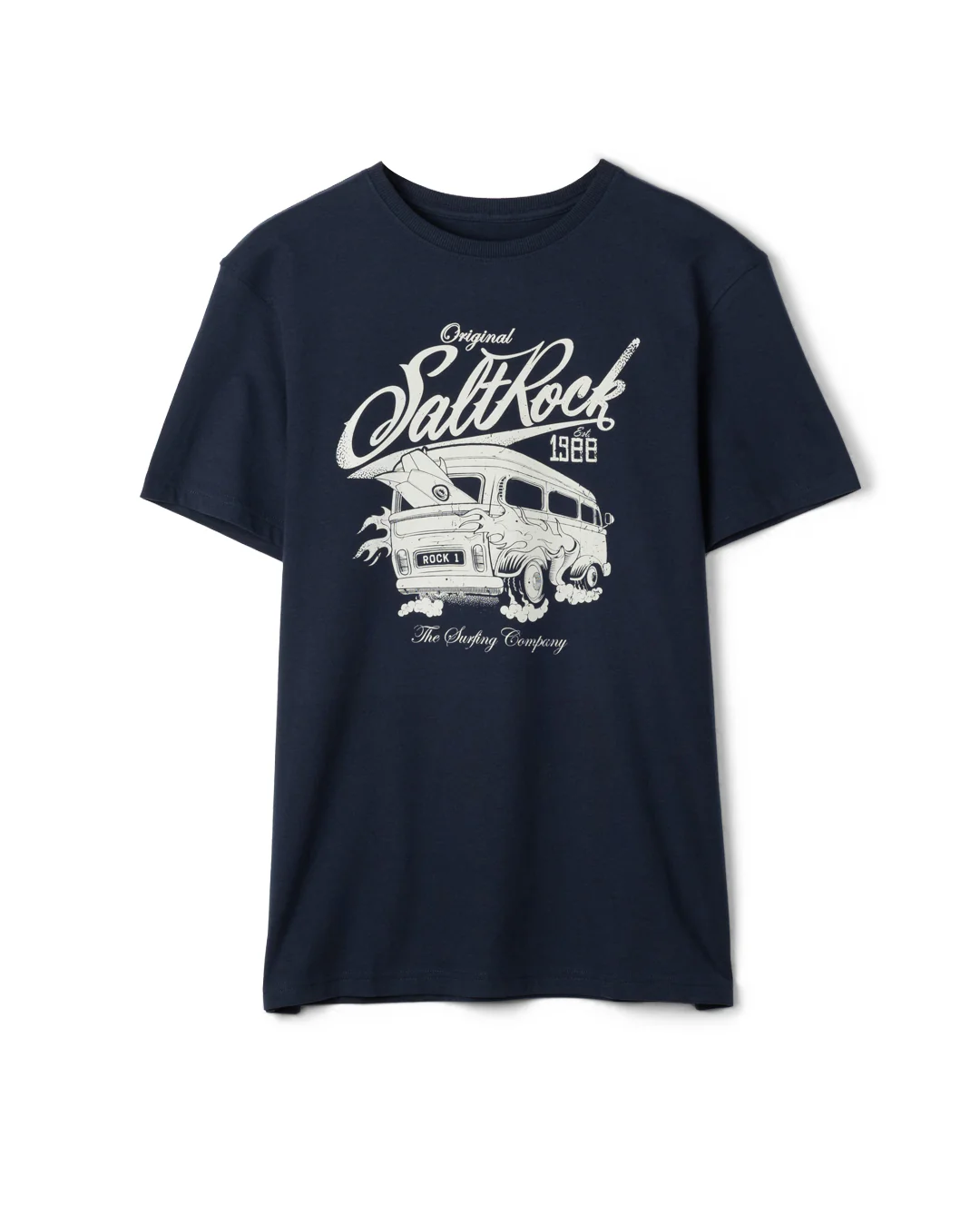 Smoke Em Mens Short Sleeve Tee in Dress Blue - Image 4