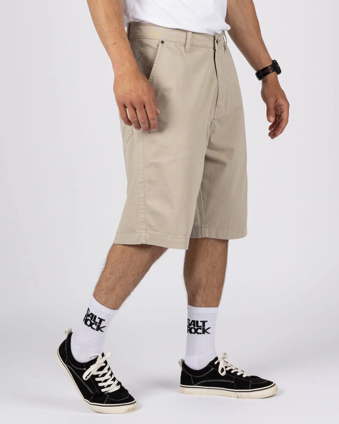 Stefan Mens Long Short in Beige - Image 3