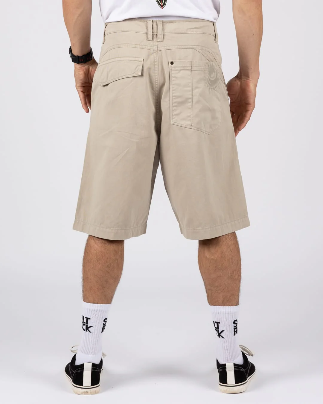 Stefan Mens Long Short in Beige - Image 7