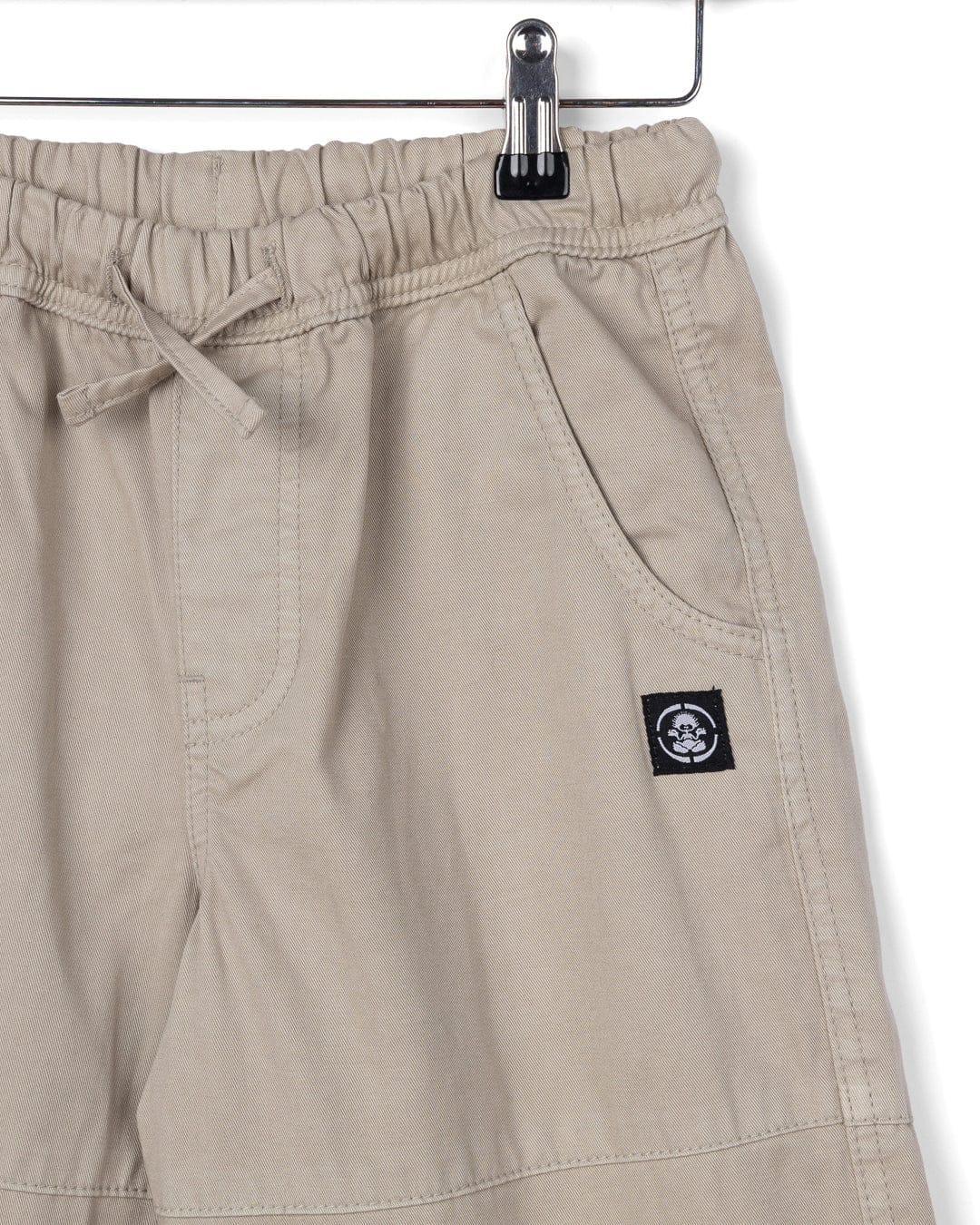 Stefan Kids Long Short in Beige - Image 4