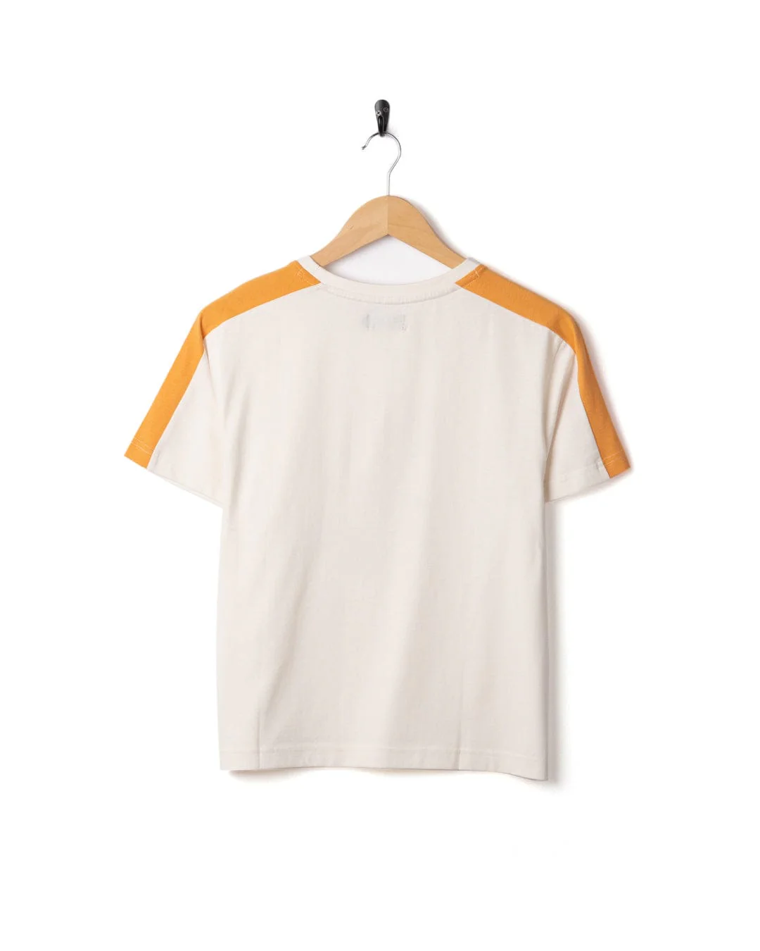 Sun Surfer Womens Short Sleeve T-Shirt in Cream - Image 8