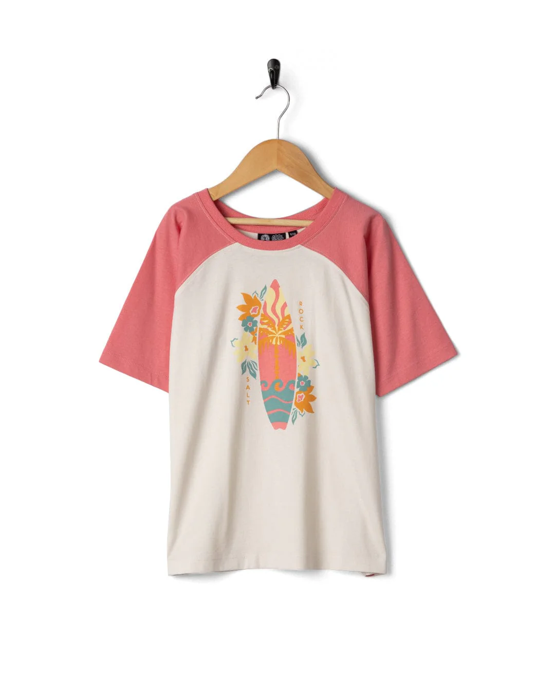 Sun Surfer Kids Oversized Short Sleeve T-Shirt in Cream