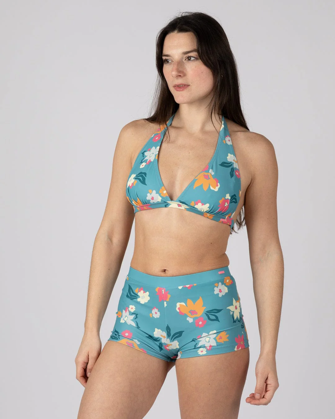 Surf Daze Womens Bikini Top in Blue - Image 3