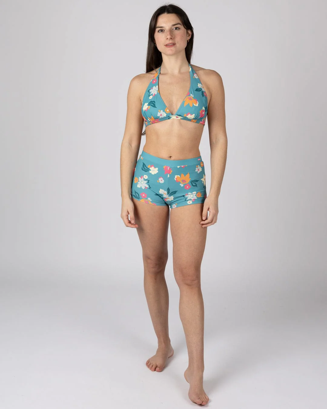 Surf Daze Womens Bikini Top in Blue - Image 5