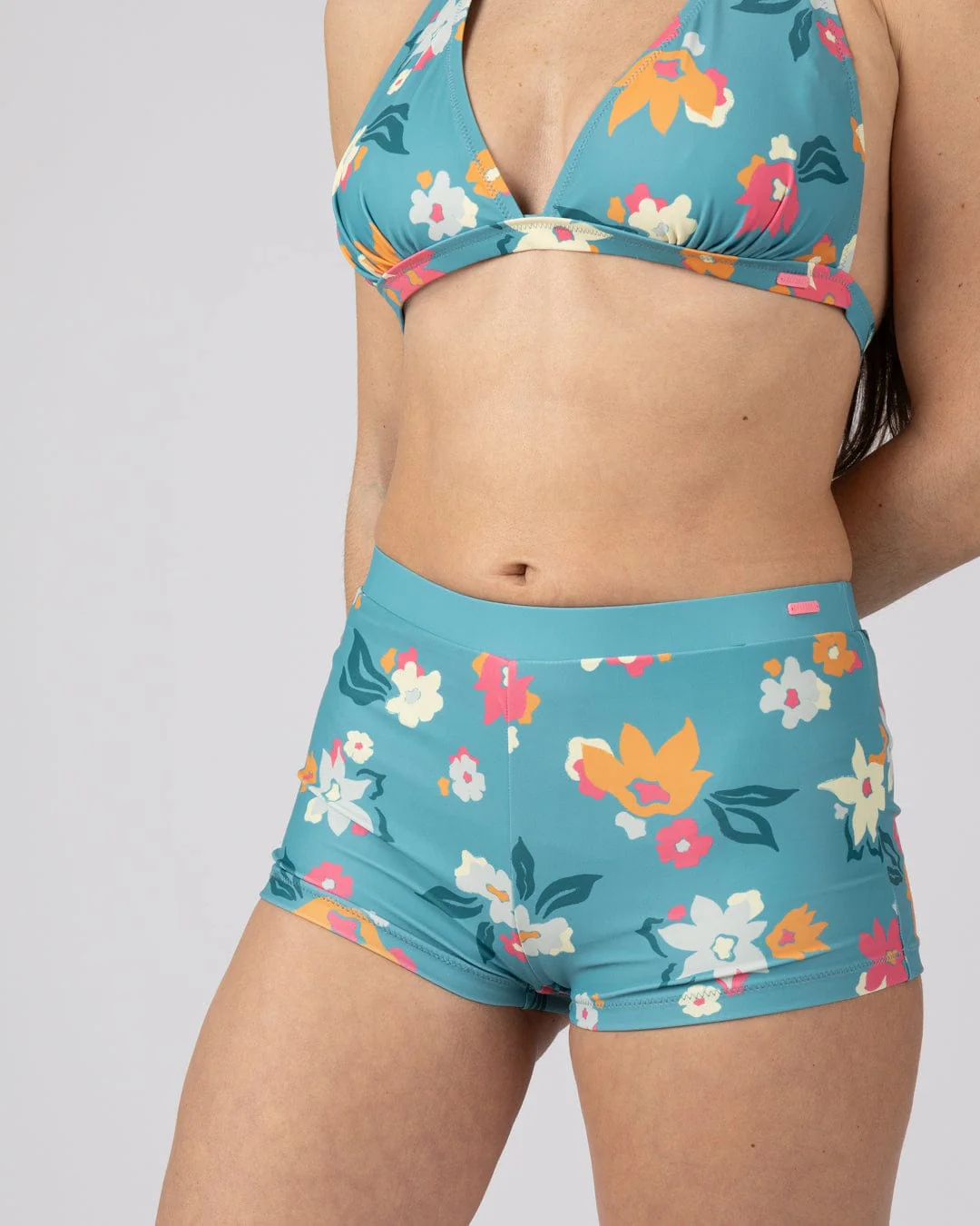 Surf Daze Shorts Womens Swim Shorts in Blue - Image 2