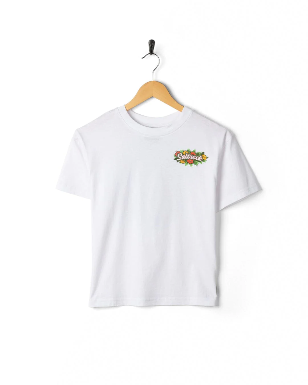 Surf Shack Devon  Kids Short Sleeve T-shirt in White - Image 2