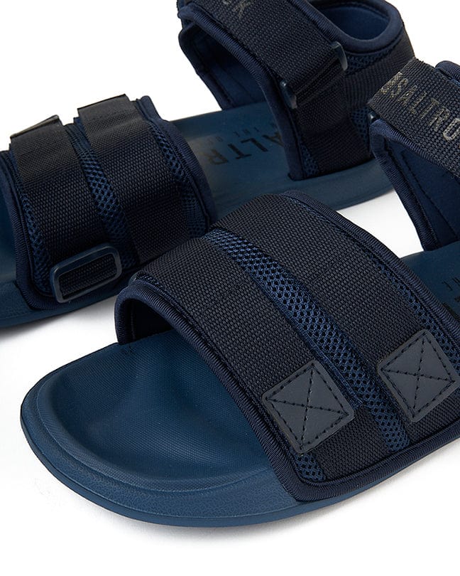 Take A Hike Mens Velcro Slider in Blue - Image 2