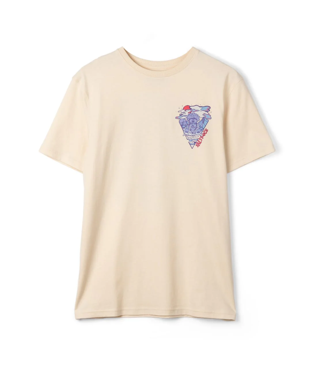 Take A Trip Mens Short Sleeve T-Shirt In Cream - Image 6