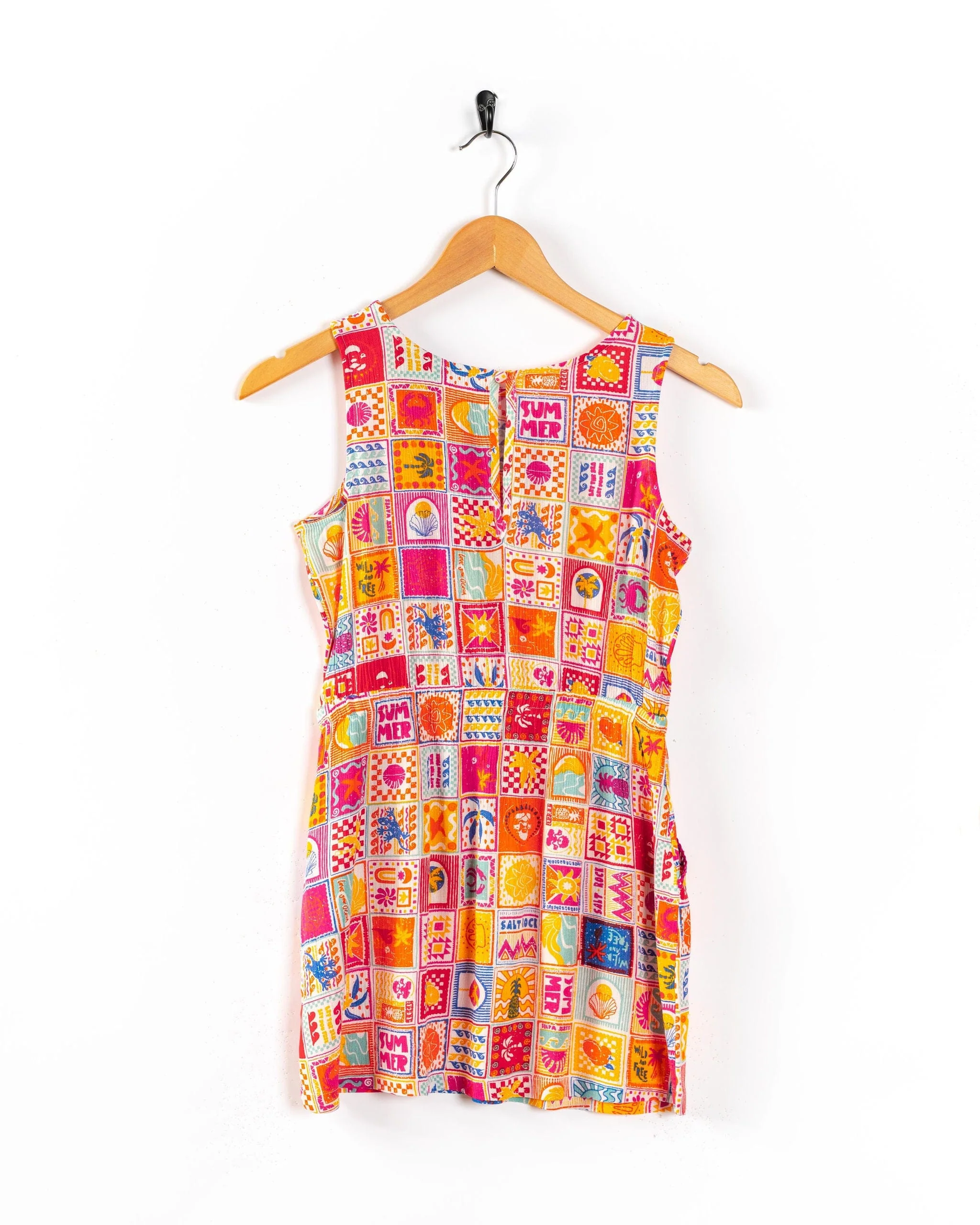 Tiles Kids Dress in Multi - Image 7