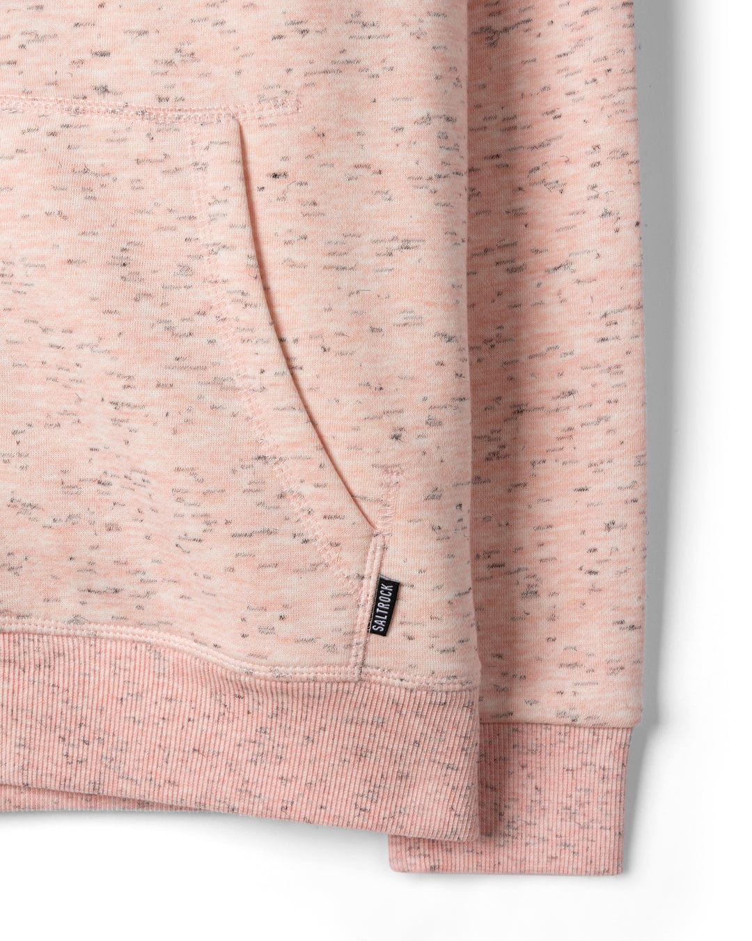 Trader Sleeve Womens Borg Lined Hoodie in Light Pink - Image 10